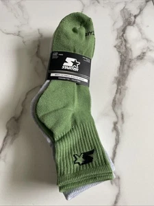 New Men's Starter 5 Pack Designer Athletic Sports Casual Gym Hi Quarter Socks - Picture 1 of 12