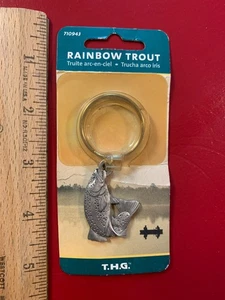 Vintage Regenbogenforelle Schlüsselanhänger von The Hillman Group Cincinnati, Oh Made in USA - Bild 1 von 4
