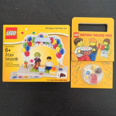 LEGO Minifigura Cumpleaños Set Decoración de Pasteles + Paquete/Licencia Constructor de Cumpleaños 850791 Foto 1 de 2