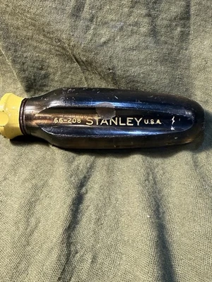 Vintage Stanley Workmaster 8" Flat Head Screwdriver 66-208 Made in USA - Image 1 of 4