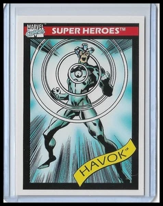 1990 Impel Marvel Universe Series 1 #35 Havok - Picture 1 of 2