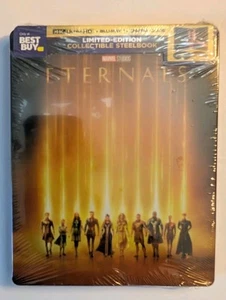 Eternals Steelbook 4K UHD + Blu-ray + Digital (Best Buy Limited Edition) Sealed - Picture 1 of 6