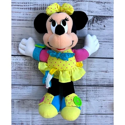 Disney Minnie Mouse Peluche De Colección Aprende Me Vestido Muñeca Juguete Educativo Mattel Foto 1 de 3