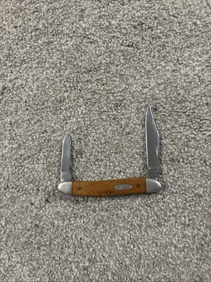 Faca vintage Burl rara estojo xx 072087 serpentina jack dogleg pequena não usada - Imagem 1 de 2