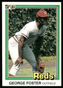1981 Donruss George Foster #65 Cincinnati Reds - Picture 1 of 2