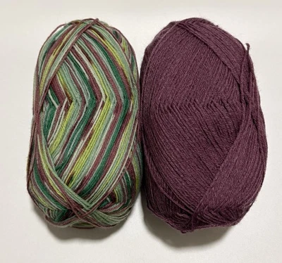 Crelando 4 ply Socks Yarn 2x 100g/430m 100% Polyacryl 23% Viscose 7% other fibre