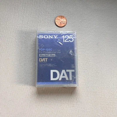 NEW/SEALED SONY PDP-125C PRO DAT PLUS CASSETTE PROFESSIONAL TAPE - Image 1 of 4
