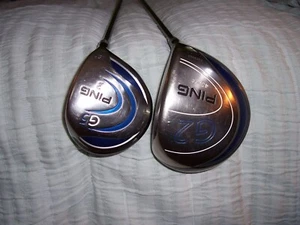 RH Ping G2 10 Degree Driver and Ping G5 3 Wood Aldila NV Green Shafts - Picture 1 of 5
