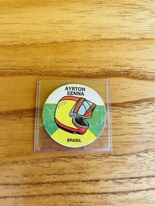 Disco card Ayrton Senna roockie 1984 F1 Raspadita Turbo - Foto 1 di 2