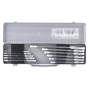 TONE oscillating quick ratchet box wrench set RMFQ110 11 items included - Picture 1 of 6
