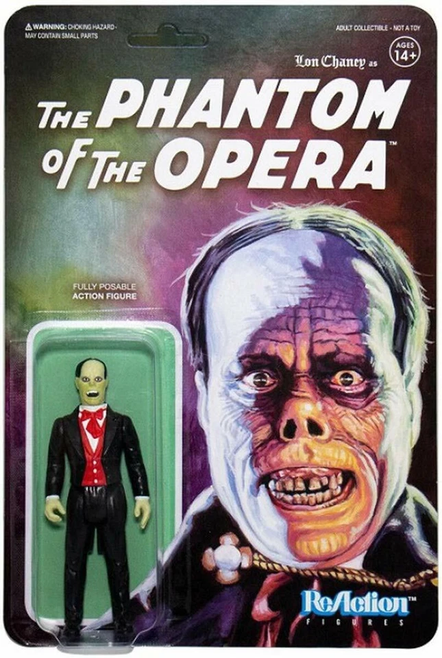 Universal Monsters Wave 2 Phantom of The Opera Figure ReAction Super 7 - Image 1 of 1