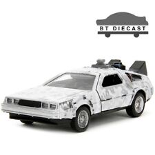 ジェイダ バック・トゥ・ザ・フューチャー DMC デロリアン タイムマシン 1/32 フロストバージョン シルバー 34785