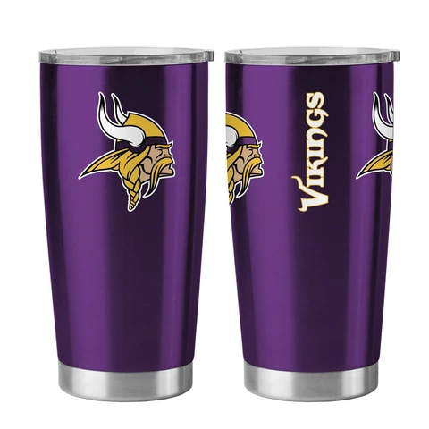 Minnesota Vikings Ultra Purple 20oz Travel Tumbler NFL Cover
