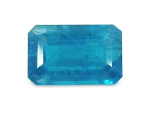 2.77Ct UNHEATED NEON BLUE APATITE GEMSTONE FROM BRAZIL - Picture 1 of 7