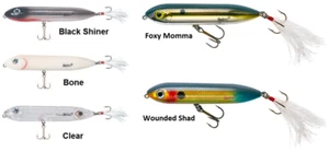 Heddon 3 1/2" Feather Super Spook Jr.- Choice of Colors - Picture 1 of 1