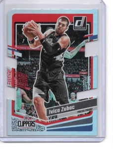 Ivica Zubac 2023-24 Panini Donruss Press Proof Silver Die Cut /75 - Picture 1 of 2