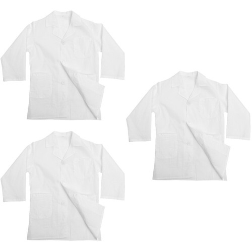 VETEMENTS Costume da laboratorio per bambini 3 pezzi bambino scienziato giornata della scienza