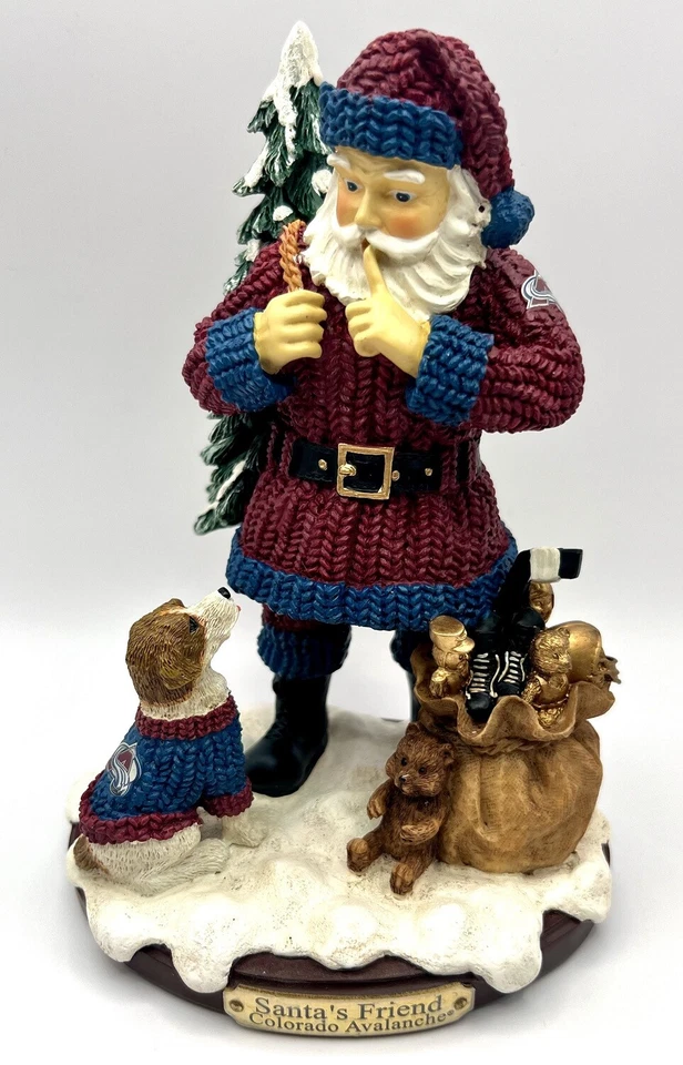 Коллекционная фигурка друга Санта-Клауса из хоккея Colorado Avalanche NHL - Изображение 1 из 1