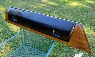 Cadillac Eldorado 1974 moldura de puerta del conductor panel de almohadilla superior negro buen estado++ Foto 1 de 4