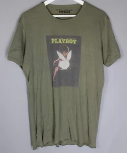 DOLCE & GABBANA VINTAGE PLAYBOY PRINT T SHIRT GREEN - Picture 1 of 7