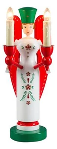 Engel und Bergmann, Glässer Volkskunst, Engel, 26cm, elektr. - Picture 1 of 1
