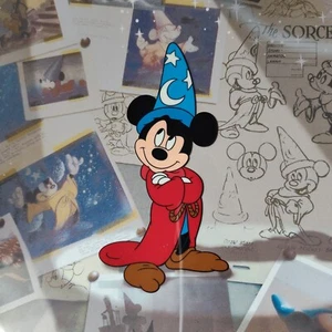 DISNEY PINTADO A MANO GALERÍA DE ANIMACIÓN CEL 2008 APRENDIZ DE BRUJOS MICKEY MOUSE - Imagen 1 de 7