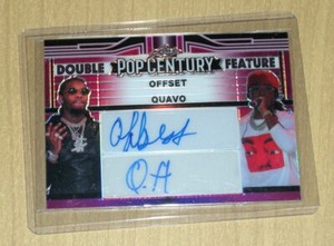 2023 Leaf Pop Century Metal autograph auto PINK Offset/Quavo 7/7