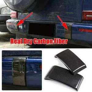 Real Carbon Fiber Rear Bumper Trim Cover For Benz G Class G500 G63 W464 2019-23 - Picture 1 of 7