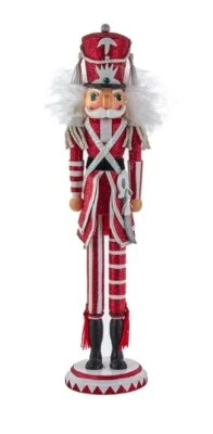 15" HOLLYWOOD SKINNY NUTCRACKER Fun Whimsical Vibrant Christmas Adler HA0640 NEW - Image 1 of 2