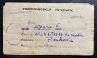 1943 Southern Rhodesia Interment Pow Camp 5 Letter Cover To Padova Italy Freddi