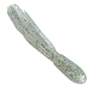 Southern Pro 1.5" Crappie Tube Jig Bodies LH19 Clear Sparkle 100ct - Picture 1 of 1