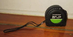 Pittsburgh 25 FUSS X 1 ZOLL SCHNELLFINDBAND MASS KOSTENLOSER VERSAND - Bild 1 von 2