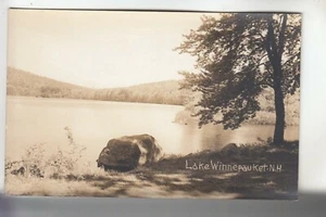 Real Photo Postcard Lake Winnepauket NH - Picture 1 of 1