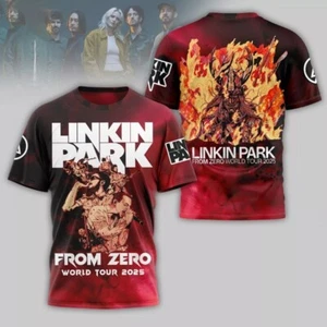 HOT SALE Linkin Park From Zero World Tour 2025 3D T-Shirt - Picture 1 of 4