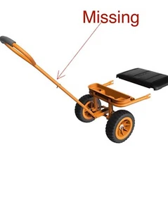 Worx WA0228 Aerocart Wheelbarrow Wagon Kit - Orange - Picture 1 of 5