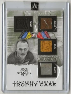 2013-14 ITG Superlative First Six Trophy Case Complete Memorabilia Eddie Shore /9 - Bild 1 von 2