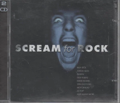 Scream for Rock NEU 2CD Billy Idol Status Quo Queen Deep Purple David Bowie Styx - Bild 1 von 2