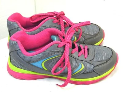 ZAPATOS DEPORTIVOS NIÑAS CAMPEÓN TALLA 4.5 GRIS Y ROSA Tela/Imitación Cuero Superior Foto 1 de 4