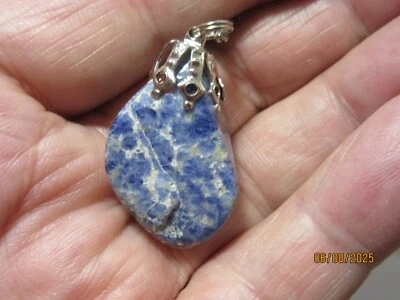 Collar Colgante 24" Sodalita Caído 1 1/4" Coleccionable ISTPOFN-57 Foto 1 de 4