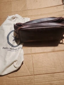 Aaron Leather Goods Toiletry Pouch Water Proof Shower Bag - Picture 1 of 5
