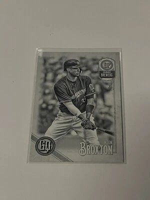 2018 Topps Gypsy Queen Black & White #297 Keon Broxton /50  **030407 - Image 1 of 2