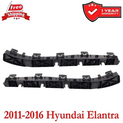 Bumper Bracket For 2011-2016 Hyundai Elantra Rear Left & Right Side Set 2pcs Foto 1 de 4