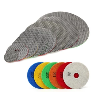 Disco de pulido de diamante galvanizado seco 2/3/4/5/6 pulgadas hoja de pulido Sanding Pad - Imagen 1 de 31