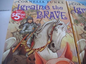 NEW 3 HB Books Igraine The Brave Cornelia Funke Guided Read Teacher Lit Circle - Imagen 1 de 2