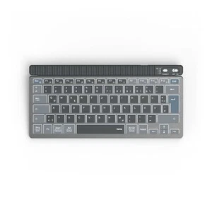 Hama WK-700, Kabellos, Bluetooth, Scherenschalter, QWERTZ, LED, Anthrazit, Schwa - Bild 1 von 9