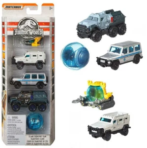 Jurassic World 2 Matchbox Die-Cast Auto Fahrzeug Gyrosphere 5er Pack - Bild 1 von 1
