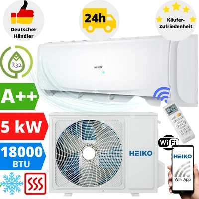 Split Klimaanlage 18000 BTU Klimagerät Inventer Klima WLAN R32 5 kW Splitgerät - Bild 1 von 4