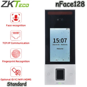 Zkteco Facial HD Binocular Camera Fingerprint Standard Access Terminal nFace128 - Picture 1 of 8
