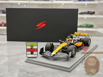 Spark 1/18 McLaren MCL60 2023 Racing F1 4# Resin Diecast Model Car Gifts Yellow - Image 1 of 4