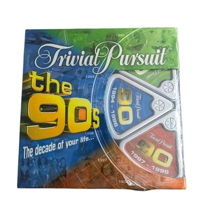 Trivial Pursuit The 90’s By Parker Bros Brand New Factory Sealed Free Post  - Image 1 of 4